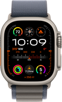 Smartwatch Apple Watch Ultra 2 GPS + Cellular 49mm Titanium Case with Blue Alpine Loop - Large (MREQ3) - obraz 2