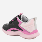 Buty sportowe dziecięce dla dziewczynki na rzepy Primigi 4956611 30 Czarny/Fuksja (8055069736447) - obraz 3