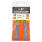 Светоотражающая повязка Beltex оранжевая M для пешеходов и велосипедистов повышает безопасность видимость (1LO-TH_11C)