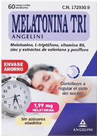 Suplement diety Angelini Melatonina Tri 60 tabletek (8470001729309) - obraz 1