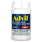 Жарознижувальний та знеболюючий засіб, Advil 100 таблеток, покритих оболонкою - зображення 1