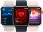 Smartwatch Apple Watch Series 9 GPS + Cellular 45mm Pink Aluminium Case with Light Pink Sport Band - M/L (MRML3) - obraz 7