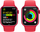 Smartwatch Apple Watch Series 9 GPS + Cellular 41mm (PRODUCT)RED Aluminium Case with (PRODUCT)RED Sport Band - M/L (MRY83) - obraz 8