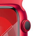 Smartwatch Apple Watch Series 9 GPS + Cellular 45mm (PRODUCT)RED Aluminium Case with (PRODUCT)RED Sport Band - S/M (MRYE3) - obraz 3