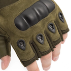 Перчатки без пальцев штурмовые тактические мужские XL - изображение 3