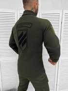 Мужская флисовая кофта олива штурмовая бригада размер XL - изображение 4