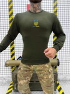 Чоловічий светр олива "Слава Україні" розмір 2XL - зображення 2