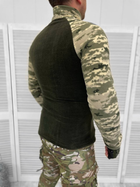 Флисовая мужская кофта пиксель размер M - изображение 3