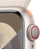 Smartwatch Apple Watch Series 9 GPS + Cellular 41mm Starlight Aluminium Case with Starlight Sport Loop (MRHQ3) - obraz 3