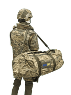 Тактична сумка-рюкзак, баул UKRTAC Піксель - зображення 3