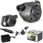 Электрический насос Intex 66642 220В/12В/АКБ Quick-Fill Rechargeable Pump (650 л/мин) Черный