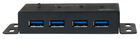 USB Hub Logilink na 4 porty USB 3.0 z zasilaczem czarny (4052792000948) - obraz 3