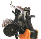 Револьвер під патрон флобера Safari РФ - 441 М бук + Кобура + Кулі - зображення 5