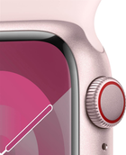 Smartwatch Apple Watch Series 9 GPS + Cellular 41mm Pink Aluminium Case with Light Pink Sport Band - S/M (MRHY3) - obraz 3
