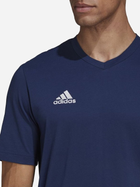 T-shirt męski w serek Adidas ENT 22 Tee HC0450 L Granatowy (4065418918343) - obraz 3