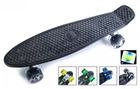 Penny Board Black Светящиеся колеса