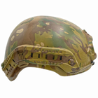 Каска шлем кевларовая военная тактическая Производство Украина ОБЕРІГ R - PRO (мультикам)клас 1 ДСТУ NIJ IIIa - изображение 3