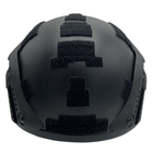 Каска шлем кевларовая военная тактическая Производство Украина ОБЕРІГ R (чёрный)клас 1 ДСТУ NIJ IIIa + кавер - изображение 6