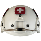 Каска шлем кевларовая для медицинских служб Производство Украина ОБЕРІГ F2(белый)клас 1 ДСТУ NIJ IIIa - изображение 3