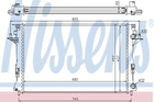 Радиатор RN ESPACE IV(02-)2.2 dCi(+)[OE 82 00 033 729] Nissens (63771)