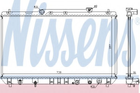 Радіатор TY CAMRY(96-)2.2 i 16V(+)[OE 16400-03140] Nissens (646991)