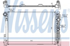 Радиатор MB CW 204(07-)C 180 CGI(+)[OE 204 500 02 03] Nissens (67161)