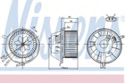 Вент.пічки AI A 3/S 3(03-)1.2 TFSI(+)[OE 1K1819015] Nissens (87034)