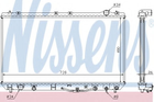 Радіатор LS ES 300(+)[OE 16400-0A050] Nissens (647541)