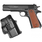 Дитячий пістолет "Colt M1911 Classic" Galaxy G13+ Метал-пластик з кобурою чорний - зображення 2