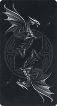 Karty tarota Fournier Tarot Dragons by Anne Stokes 1 talia x 78 kart (8420707452049) - obraz 7