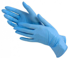 Перчатки нитриловые неопудренные MediOk синие L 50 пар - изображение 3