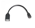 Кабель REAL-EL USB2.0 Type C-AF 0.1m, черний