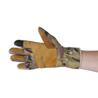 Тактические штурмовые зимние перчатки для ВСУ Softshell мультикам S - изображение 4