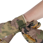 Тактические штурмовые зимние перчатки для ВСУ Softshell мультикам S - изображение 6