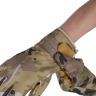 Штурмовые зимние перчатки для ВСУ Softshell мультикам L - изображение 8
