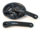 Шатуны велосипедные Shimano FC-TY301 Tourney (42-34-24), L-170 mm.