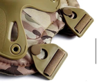 Тактический комплект наколенники и налокотники, военные тактические защитные наколенники Цвет Мультикам - изображение 5