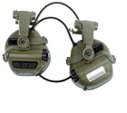 Активні навушники Earmor M32 MOD3 + Кріплення на шолом "Чебурашка" OD/Олива - зображення 6