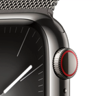 Smartwatch Apple Watch Series 9 GPS + Cellular 41mm Graphite Stainless Steel Case with Graphite Milanese Loop (MRJA3) - obraz 3