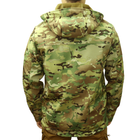 Куртка тактична Soft Shell демісезонна розмір ХL мультикам - зображення 6