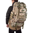 Большой тактический военный рюкзак, объем 100 литров. Цвет піксель ЗСУ. - изображение 6