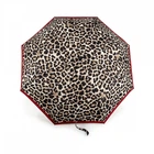 Зонт женский механический Fulton Minilite-2 L354 Lusterous Leopard (Леопард)