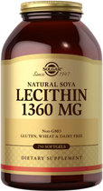 Suplement diety Solgar Lecithin 1360 mg 250 Softgels (0033984015418)