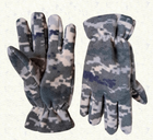 Тактические флисовые перчатки - Пиксель - р.L - изображение 1