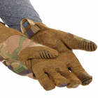Тактичні рукавички із закритими пальцями Military Rangers BC-9875 розмір XL Камуфляж Multicam - зображення 3