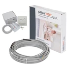 Нагрівальний кабель GrayHot - 18.5 м, 273 Вт + механічний терморегулятор