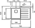 Кухонна мийка TEKA Zenit RS15 1B 1D SilentSmart 780x520x200 мм полірована сталь (115100007) - зображення 8