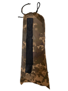 Дощовик пончо для військових, плащ-намет тактичний камуфляж піксель на липучках - зображення 7