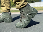 Мужские армейские ботинки AK военные берцы демисезонные Tactic тактические берцы Waterproof олива 45 размер - изображение 4