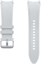 Ремінець Samsung Hybrid Eco-Leather Band (S/M) для Samsung Galaxy Watch 4/4 Classic/5/5 Pro/6/6 Classic Silver (ET-SHR95SSEGEU) - зображення 1